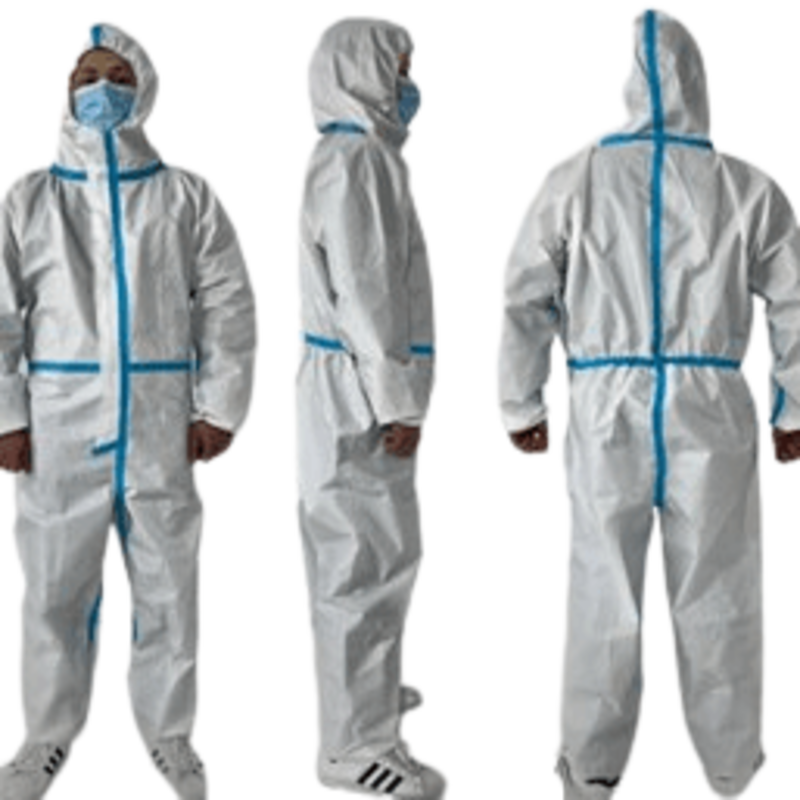 Комбінезон одн. (спанбонд лам. білий Тайвек, щ. 45-50 г/м2), XL, ФОП Калашнік